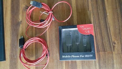 MHL to HDMI 有兩條 samsung 1條 sony htc1條