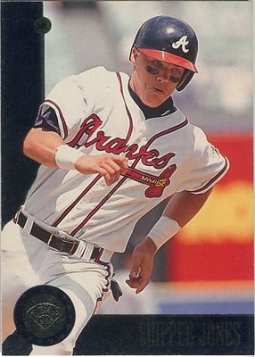 (T)勇士名人堂三壘手Chipper Jones 1996 Leaf 球卡