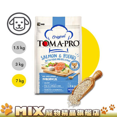 【優格】經典系列-成幼犬鮭魚+馬鈴薯(敏感膚質配方) 7公斤(狗飼料)