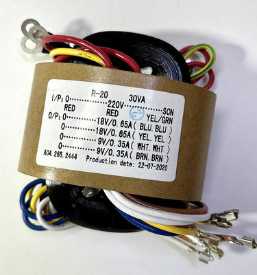 R牛30W雙18V+雙9V 220V前級解碼耳放DAC音響電源 銅線 R型變壓器