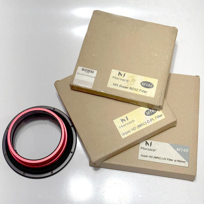 NIKON 14-24mm專用  DP-N1424 濾鏡環支架 + 145mm UV CPL ND32  二手商品