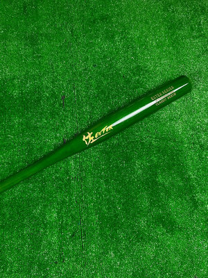棒球世界全新佐enter🇮🇹義大利櫸木🇮🇹壘球棒特價 CH8薄漆綠色金色LOGO