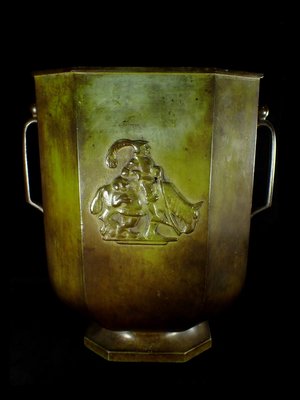 『保真』老玉市場-17~18世紀老銅器/大銅瓶(3.6公斤)