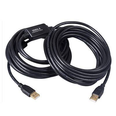 【易控王】USB2.0 / 10米傳輸線 / USB公對公連接線 / 向下相容1.1 / 內建磁環 (30-717)
