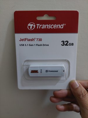 創見32G隨身碟 USB3.0 32GB JF730 白色 USB TS32GJF730