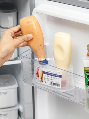 特賣-日本進口冰箱側門調料包收納盒掛式芥末醬置物架醬包迷你分類盒子