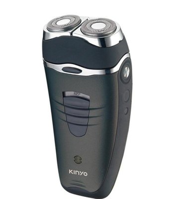 kinyo 雙刀頭充電式刮鬍刀 KS-501 2D獨立浮動刀頭 USB充電 刀頭可分離水洗 45分長效續行-【便利網】