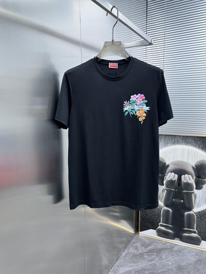 肯佐  Kenzo  新款 圓領 短袖 T恤 體恤 半袖 ，專柜面料 透氣舒適度高，無可挑剔，品牌元素設計理 NO307014