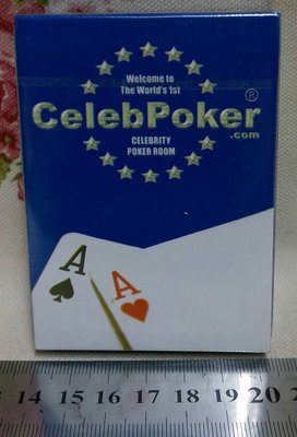 龍廬-出清撲克牌~電玩遊戲品牌celeb poker標誌撲克牌