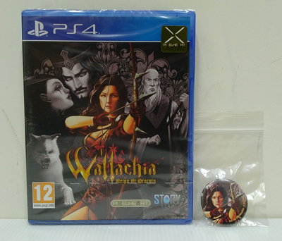 [現貨]PS4 瓦拉幾亞:吸血鬼王朝Wallachia:Reign of Dracula (全新未拆)附特典別針 惡魔城