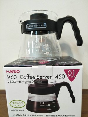 ==老棧咖啡==HARIO V60 01 好握系列 玻璃咖啡壺 450ml VCS-01B 玻璃壺 耐熱咖啡壺 花茶壺