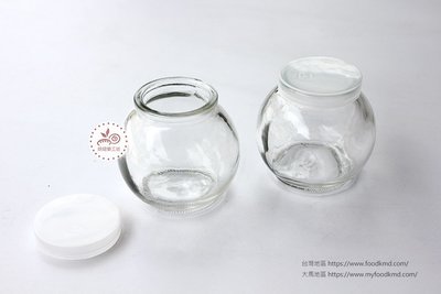 玻璃瓶_塑膠蓋小圓球瓶100CC_F-B102◎玻璃.玻璃瓶.收納.瓶罐.包裝罐.軟糖.巧克力