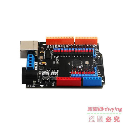 直銷適用於arduino unor3創客主板 帶驅動功能ATmega328P改進版開發板