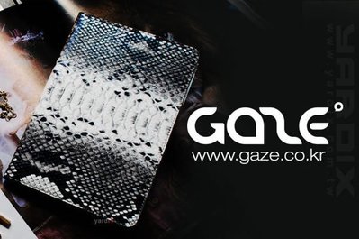【愛瘋潮】免運 韓國 Gaze Mods Snake  iPad Mini2 Retina 時尚煙燻蟒紋漆皮真皮皮套