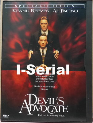 E8/串聯影音DVD/恐怖驚悚/ 魔鬼代言人_DEVIL'S ADVOCATE (基努李維/艾爾帕西諾)華納紙盒絕版品