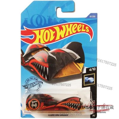 VIRUS~風火輪HotWheels 大嘴怪獸車可開蓋黑色 CLOAK DAGGER 87 玩具20H#車模型