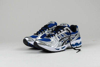 Asics Gel-Kayano 14 亞瑟士 銀藍白 透氣慢跑鞋 男女款 1201A019-401公司級