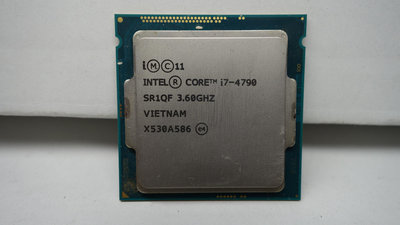 Intel® Core™ i7-4790 ,, 3.6 GHZ (MAX 4.0 GHZ) / 8M ,,4核心/8執行緒,,1150腳位...,無散熱風扇