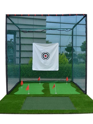 現貨 室外室內高爾夫球練習網學校高爾夫揮桿網專業比賽配打擊墊練習網