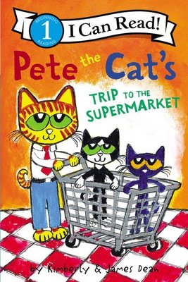 ＊小貝比的家＊ICR: PETE THE CAT TRIP TO THE SUPERMARKET/L1/平裝/3~6歲