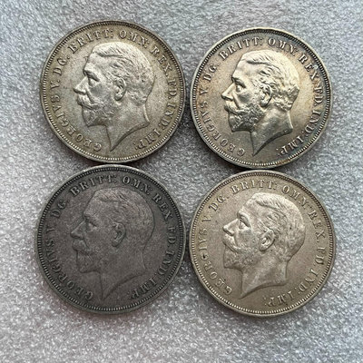 UNC精挑1935英國喬治五世馬劍大銀幣18