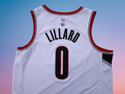 NIKE NBA 波特蘭拓荒者 Damian Lillard (XL) (一元起標 無底價)