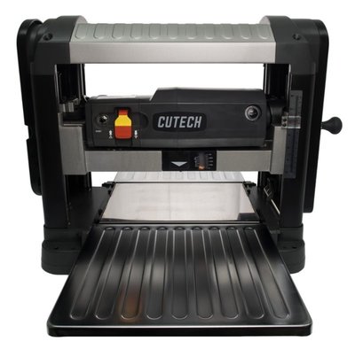 (木工工具店)附發票 CUTECH 40200H桌上型螺旋刀式自動刨木機/低噪音