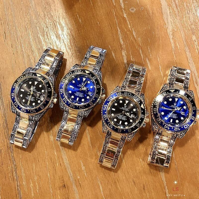 直購#rolex 勞力士手錶 黑盤腕表(水鬼王)機械錶 男錶 精品腕錶 男士石英手錶 設計錶 潛水錶