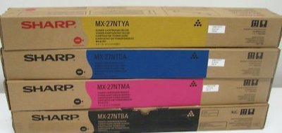 夏普影印機MX27NT黑色原廠碳粉 MX-2300N/MX-2300G/MX-2700N/MX-3500  SHARP