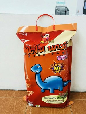 限時特價 泰國 恐龍谷 恐龍餅乾 (鮮蝦) (300g/袋) 內含6小包  超取1次只能1包 多包請先問答