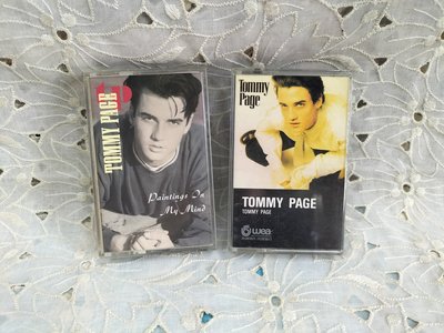 庄腳柑仔店~早期收音機唱片西洋歌曲湯米佩吉TOMMY PAGE錄音帶卡帶2片合拍飛碟唱片
