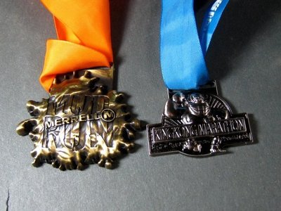 【收藏。馬拉松】馬拉松路跑完賽紀念牌兩款一組