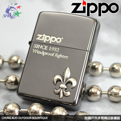 詮國(ZP730)Zippo 日系經典打火機 / 冰晶黑百合 / 2YM-2