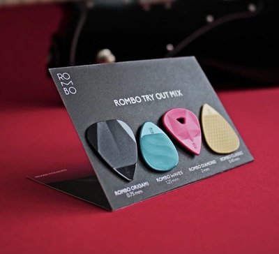 【iGuitar】ROMBO GUITAR PICKS TRY OUT Mixed Colours TOMX4