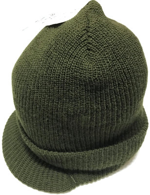 美軍公發 JEEP CAP 吉普帽 羊毛帽 綠色 全新