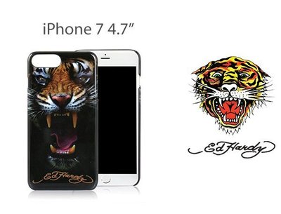 ☆韓元素╭☆ED HARDY iPhone 7 擬真老虎 4.7吋 REAL TIGER 保護殼 亮面 背蓋