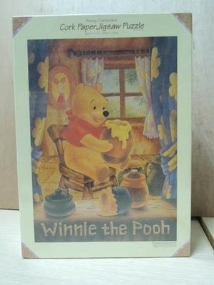 日本拼圖．迪士尼 Winnie the Pooh 小熊維尼 蜂蜜 500片絕版軟木拼圖，500-496