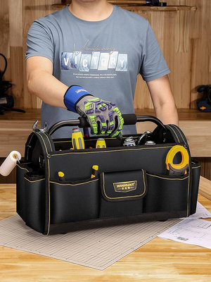 常勝客手提工具包多功能工具箱大容量電工包男專用木工工具袋大號