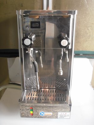 新版    老日光SW-611 -1 一蒸氣，一熱水 蒸氣奶泡機 ~ 蒸氣機 ~       有溫度顯示功能