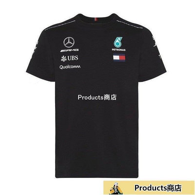 【精選好物】新款 F1汽車賽車服 Benz 賓士 AMG 賽車圓領Logo衣服 T恤6165
