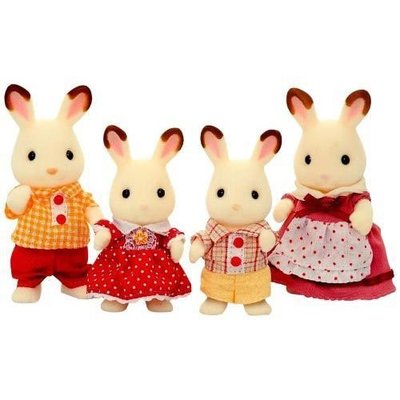 小丸子媽媽 森林家族 可可兔家庭組 EP14500 Sylvanian families 麗嬰國際公司貨 ST安全玩具