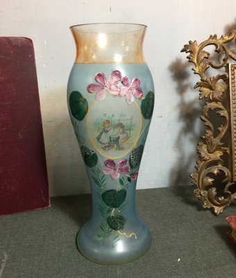 白明月藝術／古物雜貨店 西洋老玻璃花瓶