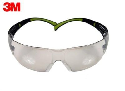 【老毛柑仔店】3M-410AS 戶外室內兩用眼鏡 鍍銀 耐衝擊PC材質 一體成型 抗UV 彈性鏡架 3M 預防顆粒撞擊