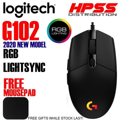 【現貨上新】Logitech G102 G103 B100 G403 G502 PRODIGY 遊戲鼠標, 板載內存光學傳感器上的