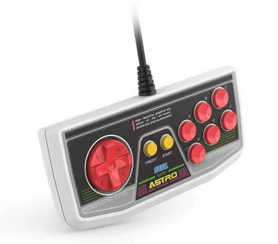 SEGA　Astro City Mini 專用手把控制器 紅色(方向鍵及按鈕) (アストロシティミニ コントロールパッド)　日版 全新品