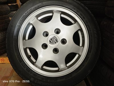 保時捷 PORSCHE 964 原廠16吋輕量化鋁圈含勘用胎.