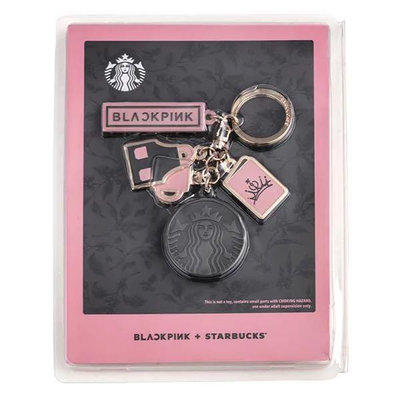 星巴克 BLACKPINK鑰匙圈 KEYCHAIN BLACKPINK Starbucks 2023/07/25上市