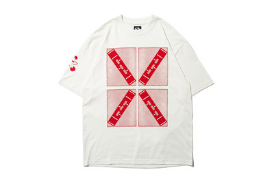 [ LAB Taipei ] THE TRILOGY TAPES "4 BOXES CROSS T'SHIRT" [白]