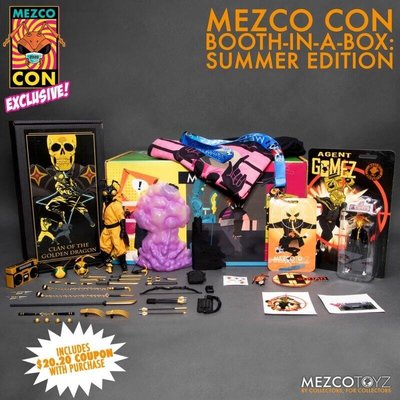 Mezco Con Booth-In-A-Box 限定 MEZCO One:12 Gomez 螞蟻 忍者 金龍宗族版XL