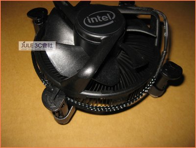 JULE 3C會社-Intel CPU 10代 銅底/4 PIN/全新盒裝/1~10代腳位均可適用/黑化版本 原廠風扇